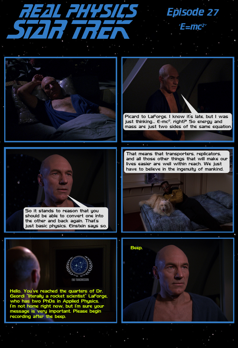 Illustration for article titled Real Physics Star Trek - Episodes 26 - 30